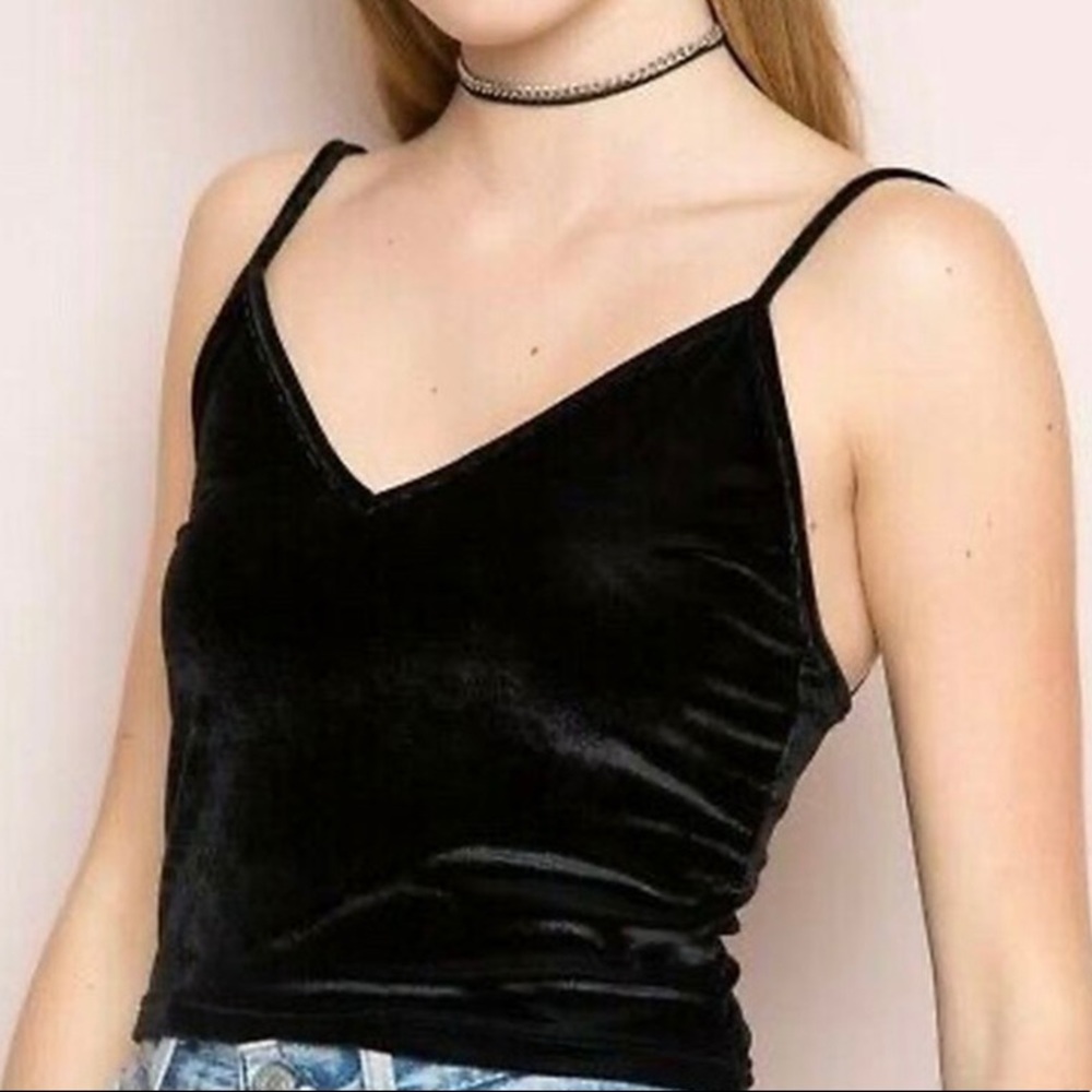 BRANDY MELVILLE VELVET TANK TOP